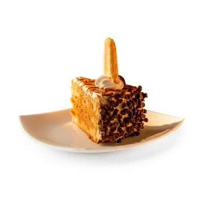 Porción de torta Mocachino